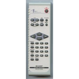 Sharp RRMCG0375AWSA Audio Remote Control