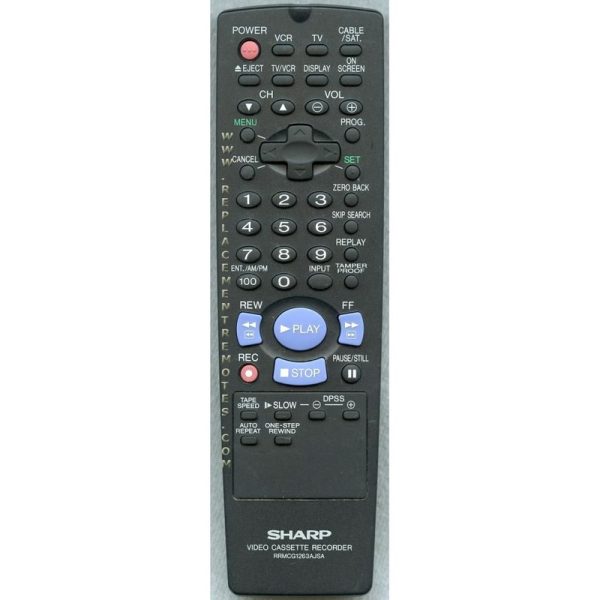 Sharp RRMCG1263AJSA VCR Remote Control