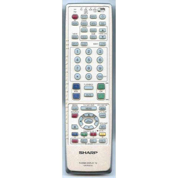 Sharp RRMCG1678CESA TV Remote Control