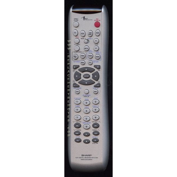 Sharp RRMCGA003AWSA Home Theater Remote Control