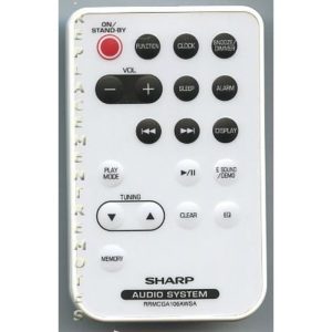 Sharp RRMCGA106AWSA Audio Remote Control
