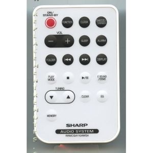 Sharp RRMCGA110AWSA Audio Remote Control