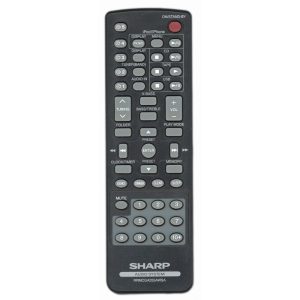 Sharp RRMCGA255AWSA 5 Disc Mini Component System Audio Remote Control – RRMCGA255AWSA