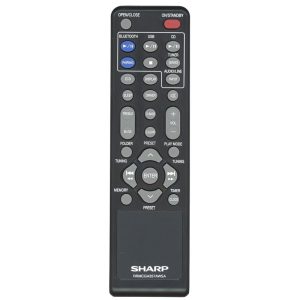 Sharp RRMCGA357AWSA Hi Fi Mini Component System Audio Remote Control – RRMCGA357AWSA