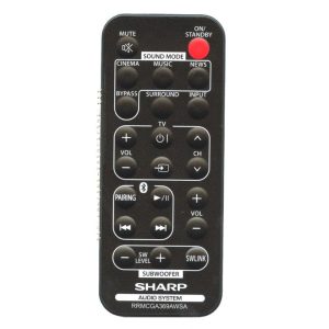Sharp RRMCGA369AW02 Audio Remote Control