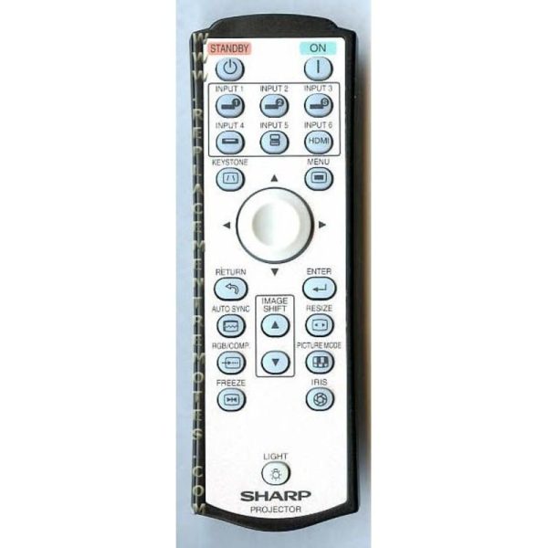 Sharp RRMCGA444WJSA Projector Remote Control