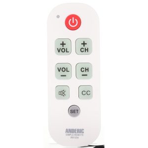 Simple Big Button 1-Device TV Universal Remote Control – RR1004