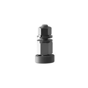 Sliding Gate Fitting – Guide Roller, Ball Bearing, 30 Diameter, Grey Nylon Zinc Plated