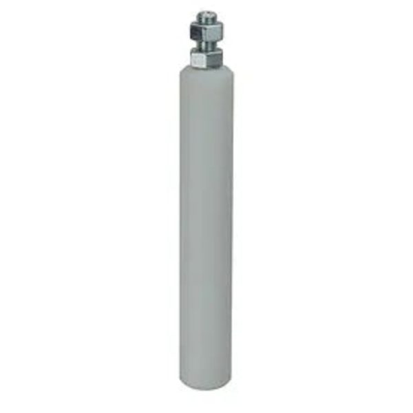 Sliding Gate Fitting – Guide Roller, M16, 40mm Diameter X 250mm Long Zinc Plated