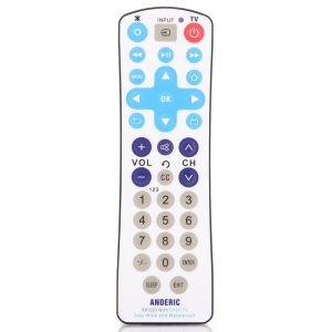 Smart TV 1-Device EzWipe Outdoor and Waterproof Universal TV Remote Control – RR1003