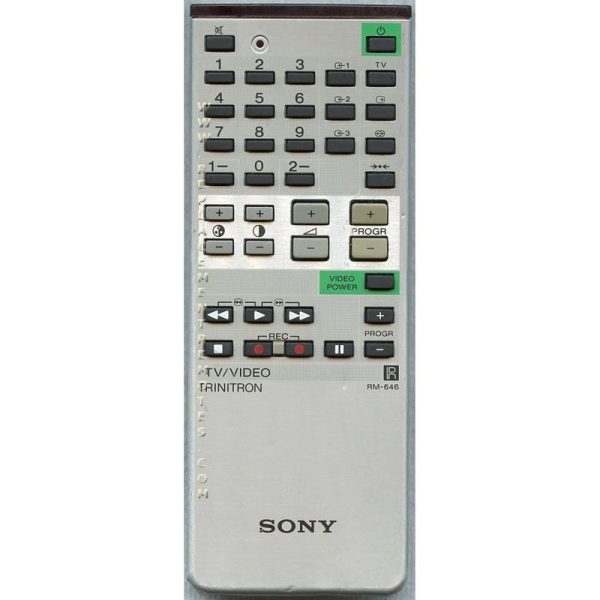 Sony RM-646 TV/VCR Remote Control – A1470745A – RM646