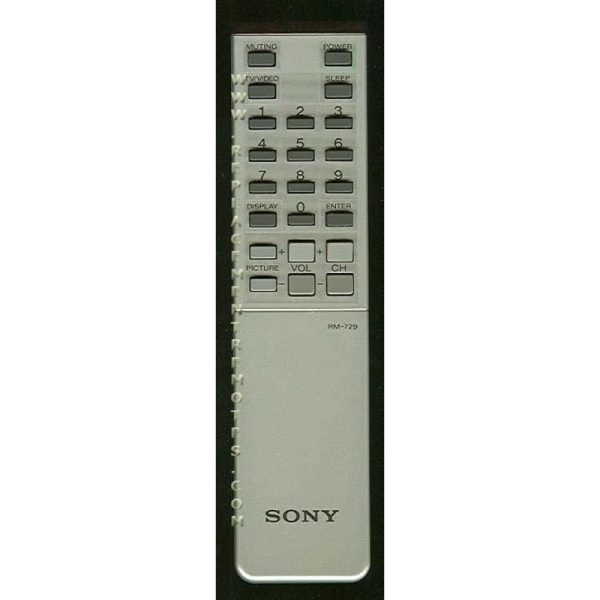 Sony RM-729 TV Remote Control – RM729