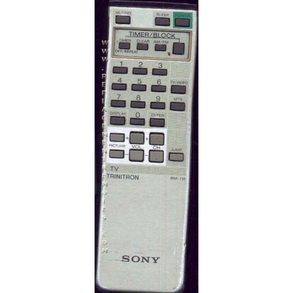 Sony RM-731 TV Remote Control – RM731