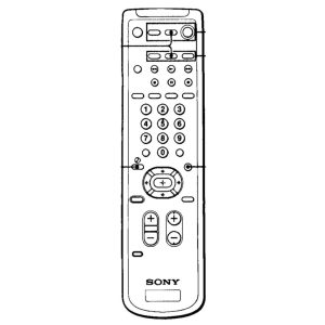 Sony RM-736 TV Remote Control – RM736