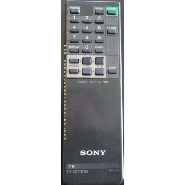 Sony RM-744 TV Remote Control – RM744