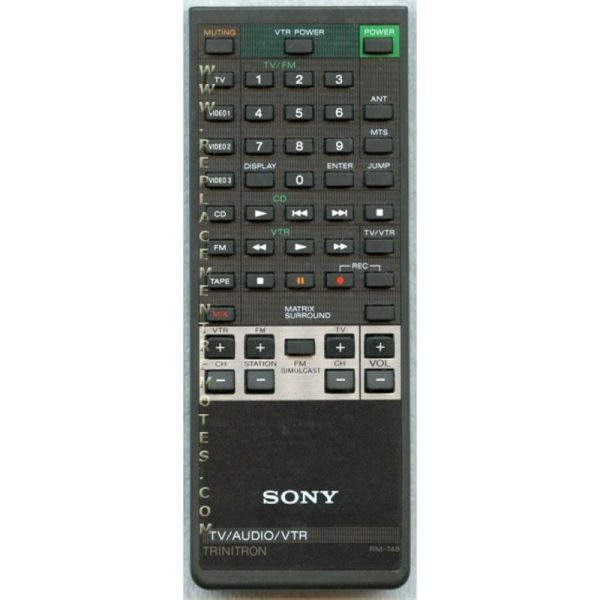 Sony RM-748 Audio Remote Control – RM748