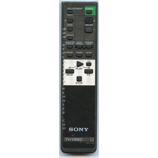 Sony RM-753 TV Remote Control – RM753