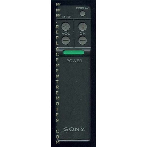 Sony RM-759 TV Remote Control – RM759