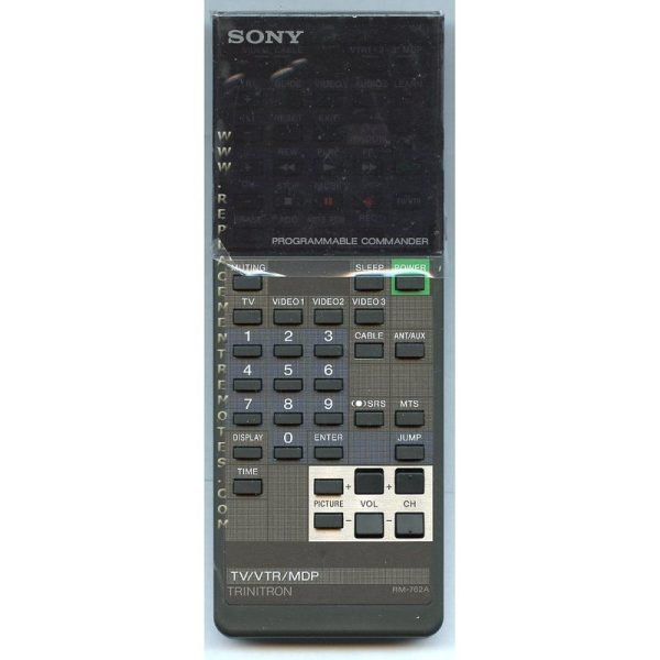 Sony RM-762A TV Remote Control – RM762A