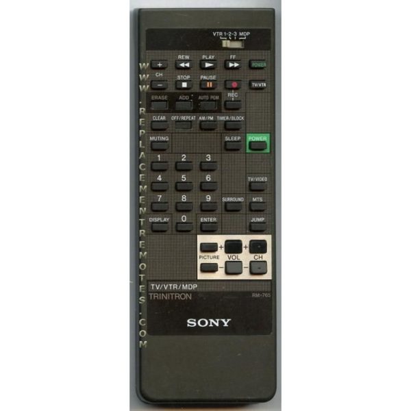 Sony RM-765 TV Remote Control – RM765