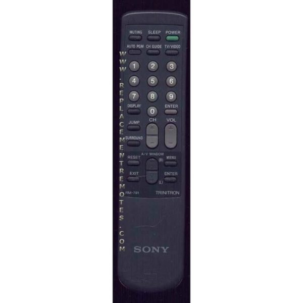 Sony RM-791 TV Remote Control – RM791