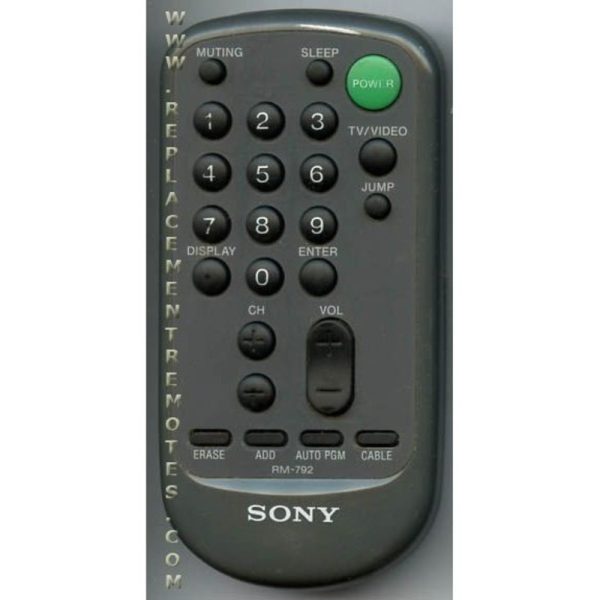 Sony RM-792 TV Remote Control – RM792