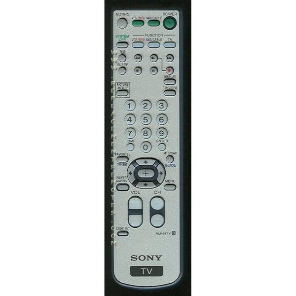 Sony RM-917Y TV Remote Control – RM917Y