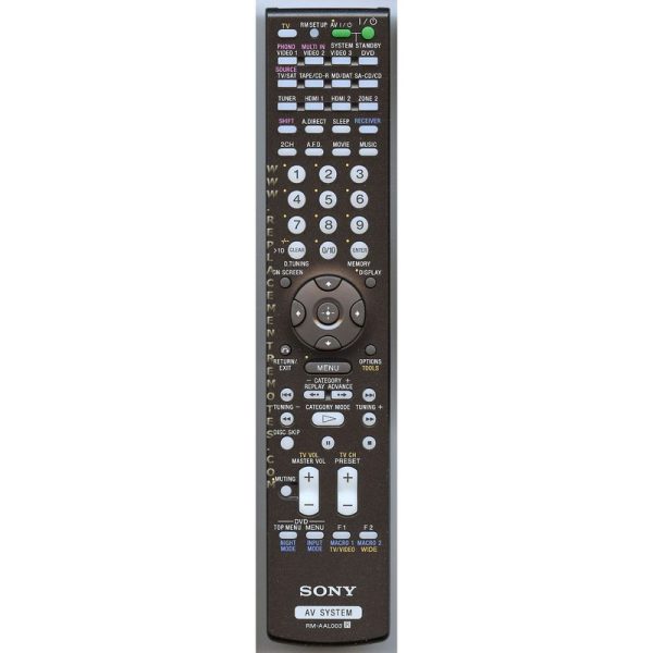 Sony RM-AAL003 Receiver Remote Control – RMAAL003
