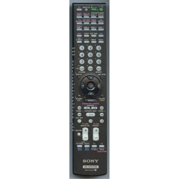 Sony RM-AAL011 Receiver Remote Control – RMAAL011