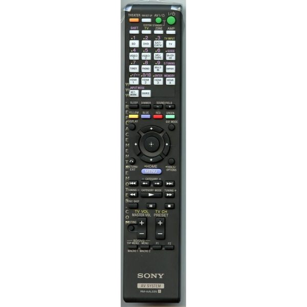 Sony RM-AAL035 Receiver Remote Control – RMAAL035
