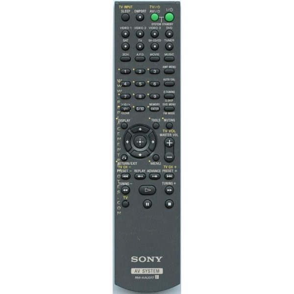 Sony RM-AAU017 Receiver Remote Control – RMAAU017