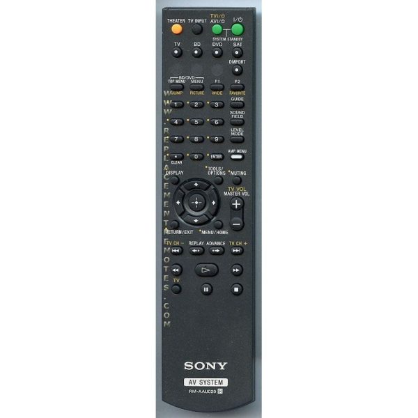 Sony RM-AAU029 Receiver Remote Control – RMAAU029