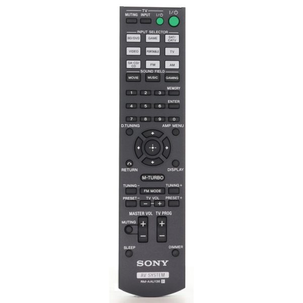 Sony RM-AAU136 Home Theatre System AV Receiver Remote Control – 149017211 – RMAAU136