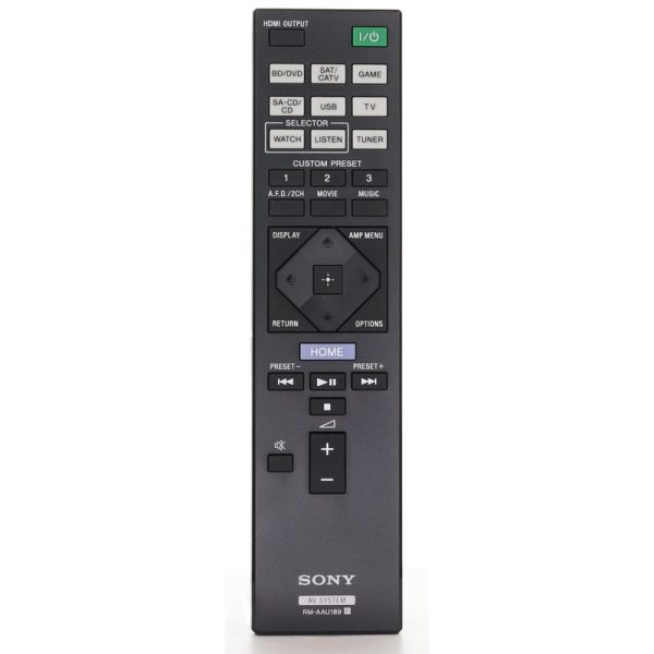 Sony RM-AAU189 Receiver Remote Control – 1-492-706-11 149270611 – RMAAU189