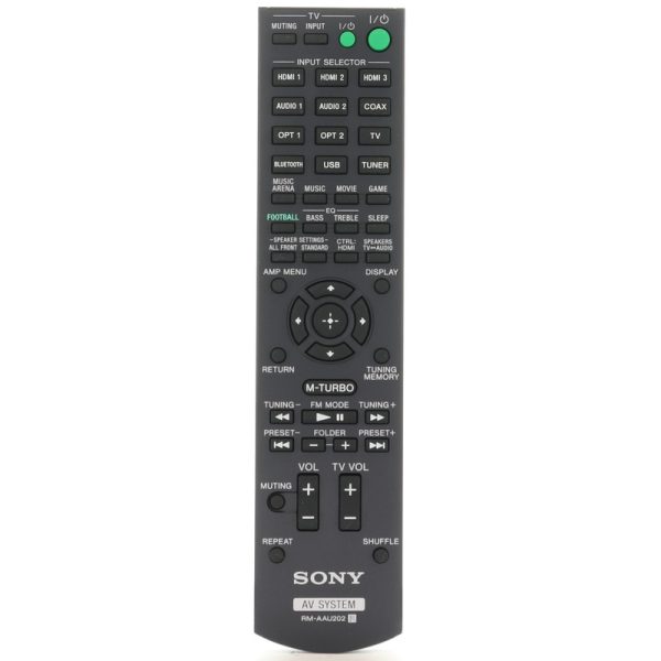Sony RM-AAU202 Receiver Remote Control – RMAAU202