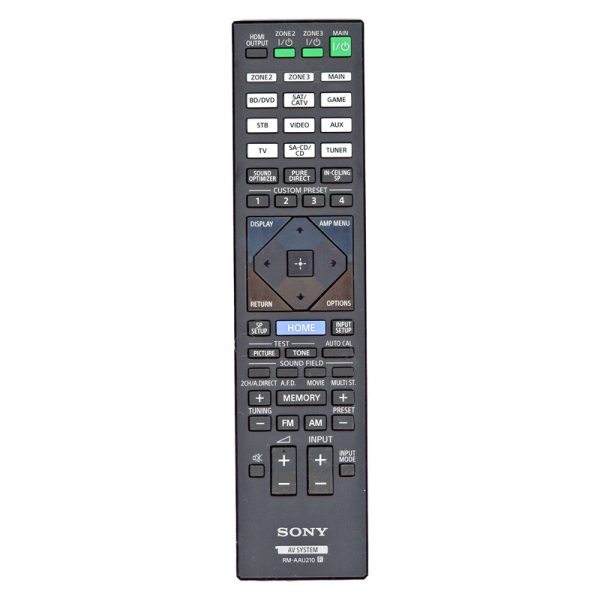 Sony RM-AAU210 / 149284911 A/V Receiver Remote Control – RMAAU210