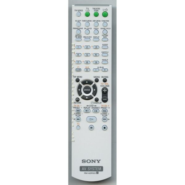 Sony RM-ADP001 Receiver Remote Control – RMADP001
