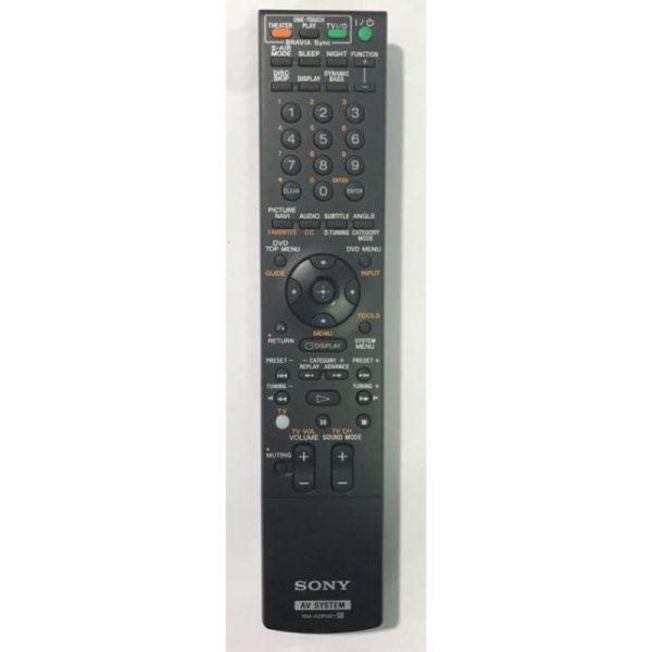 Sony RM-ADP021 Receiver Remote Control – RMADP021