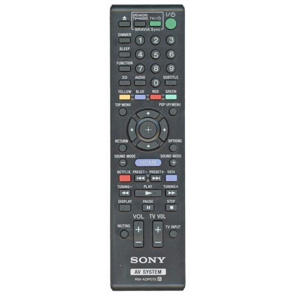Sony RM-ADP072 Home Theater Remote Control – RMADP072