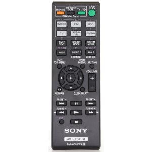Sony RM-ADU079 DVD Home Theater Remote Control – 148764011 – RMADU079