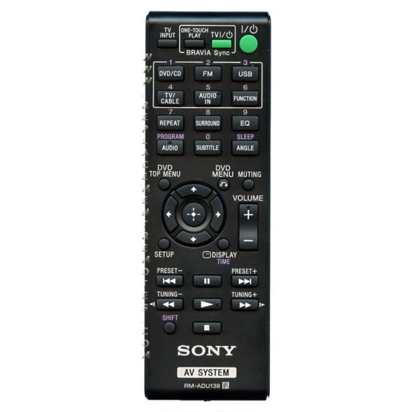 Sony RM-ADU138 Receiver Remote Control – RMADU138