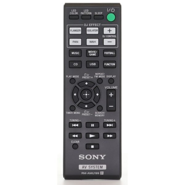 Sony RM-AMU199 Receiver Remote Control – RMAMU199