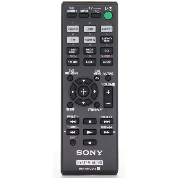 Sony RM-AMU214 Home Audio System Remote Control – A2060834A – RMAMU214