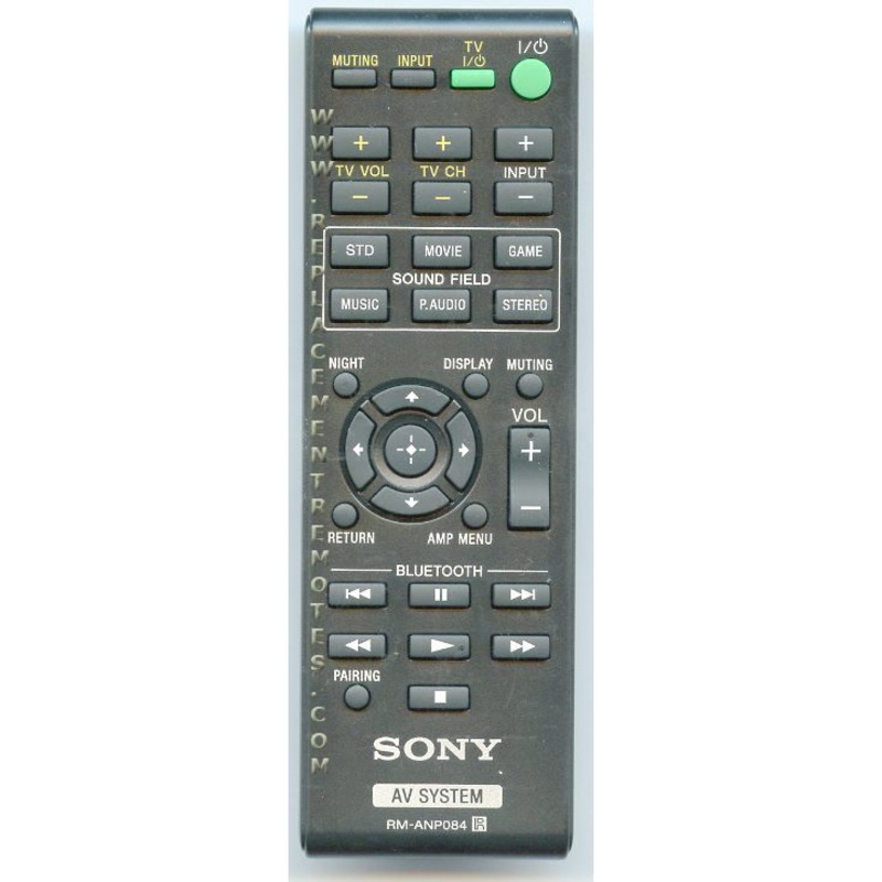 Sony RM-ANP084 SoundBar Home Theater System Audio Remote Control – 149050111 – RMANP084