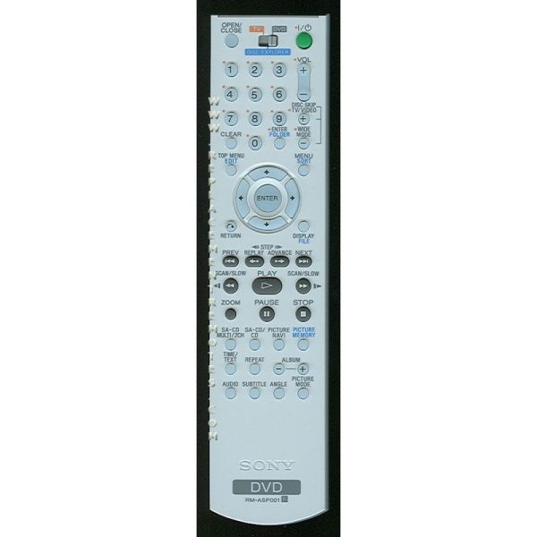 Sony RM-ASP001 DVD Remote Control – RMASP001