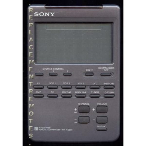 Sony RM-AV2000 Receiver Remote Control – RMAV2000