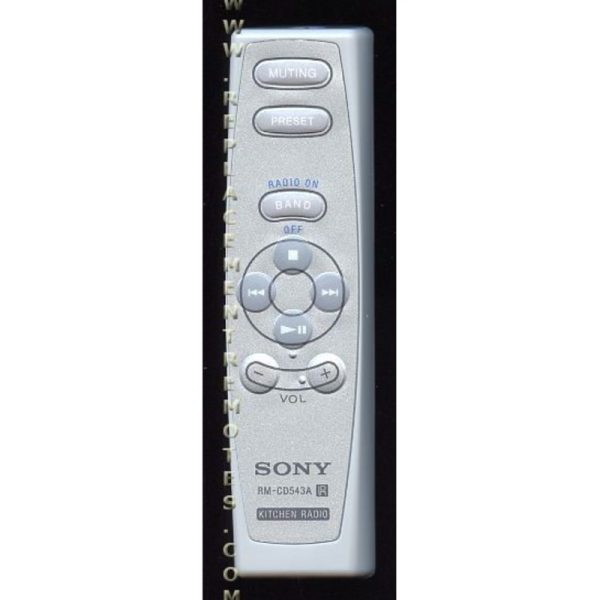 Sony RM-CD543A CD Remote Control – RMCD543A