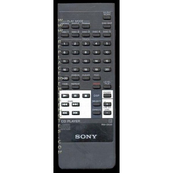 Sony RM-D535 CD Remote Control – RMD535