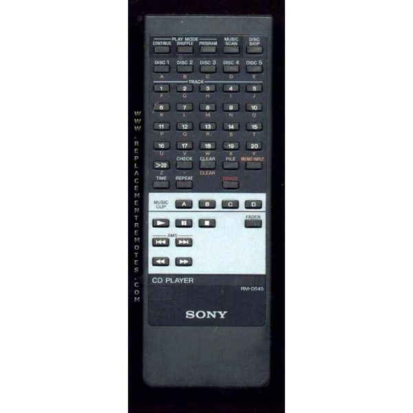 Sony RM-D545 Audio Remote Control – RMD545