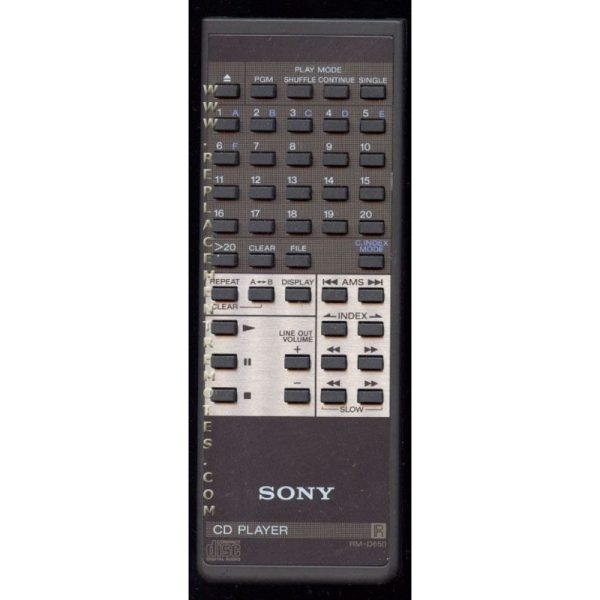 Sony RM-D650 CD Remote Control – RMD650